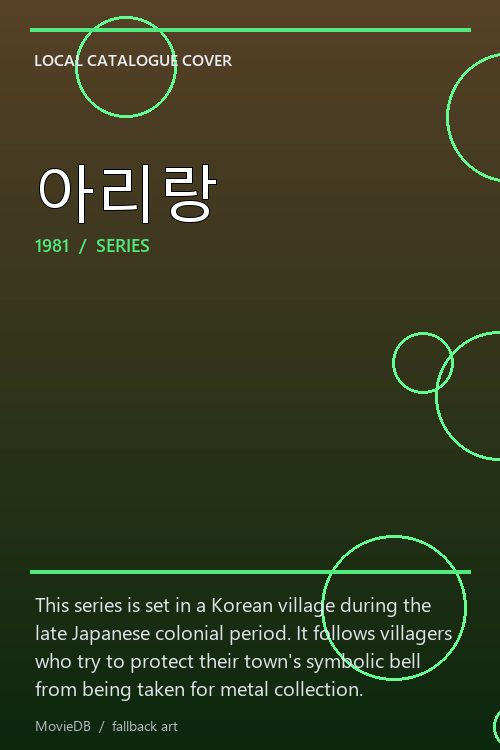 아리랑 poster
