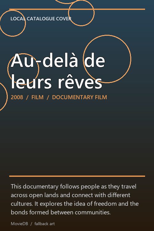 Au-delà de leurs rêves poster