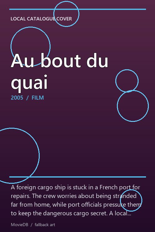 Au bout du quai poster