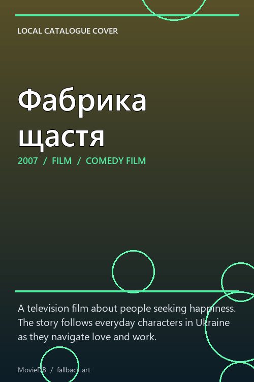 Фабрика щастя poster