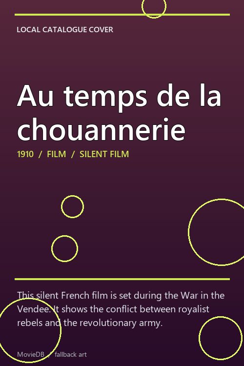 Au temps de la chouannerie poster