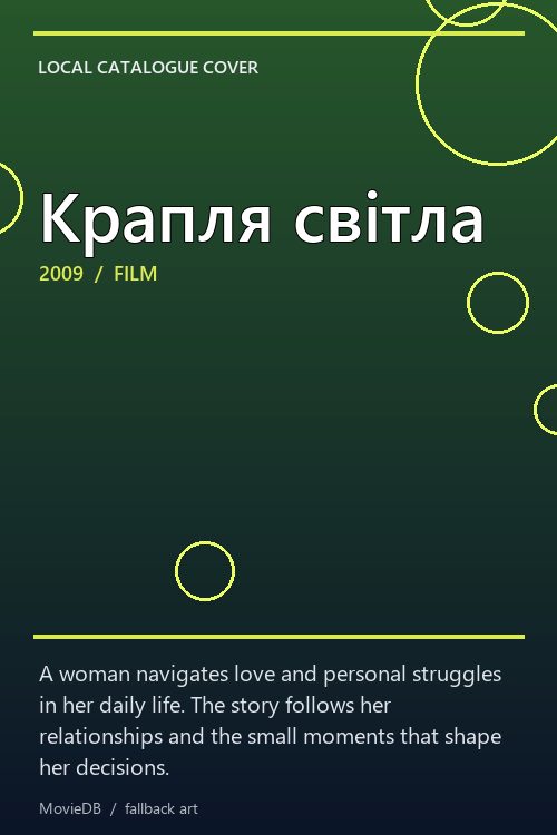 Крапля світла poster