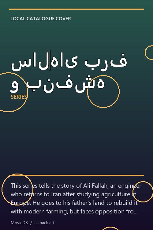 سالهای برف و بنفشه poster
