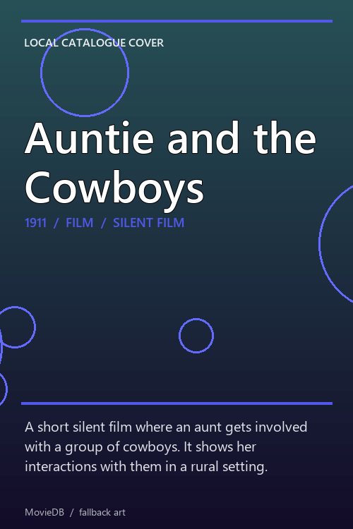Auntie and the Cowboys poster