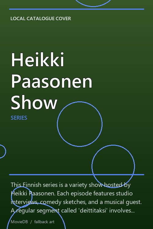 Heikki Paasonen Show poster