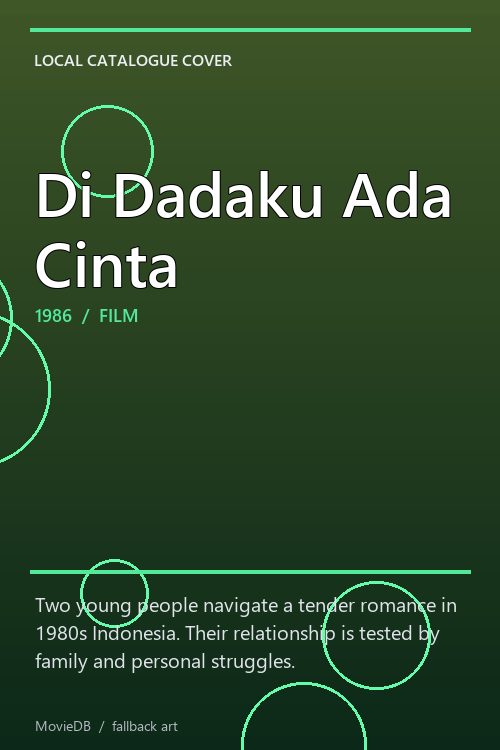 Di Dadaku Ada Cinta poster
