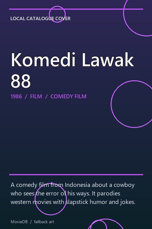 Komedi Lawak 88 poster