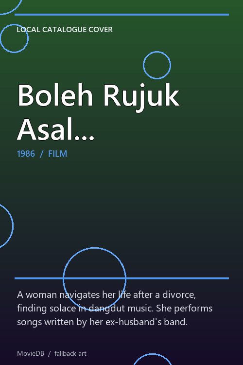 Boleh Rujuk Asal... poster