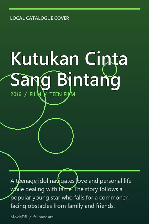 Kutukan Cinta Sang Bintang poster