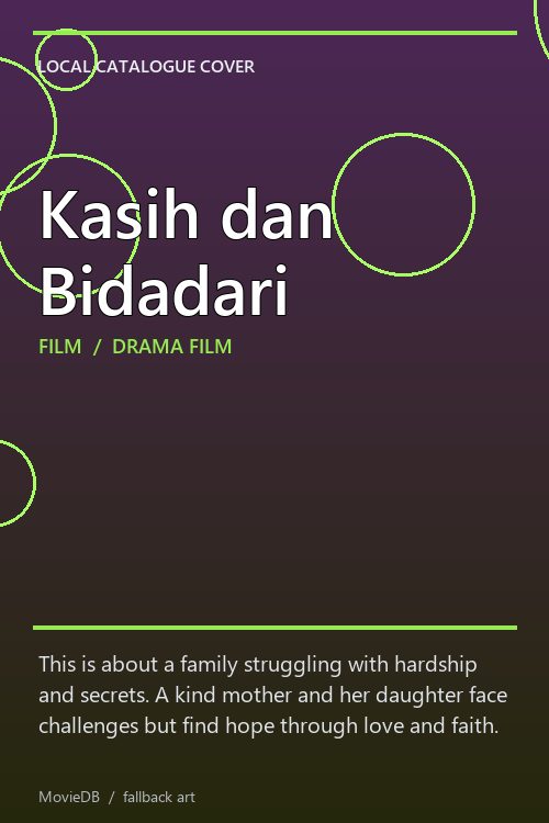 Kasih dan Bidadari poster