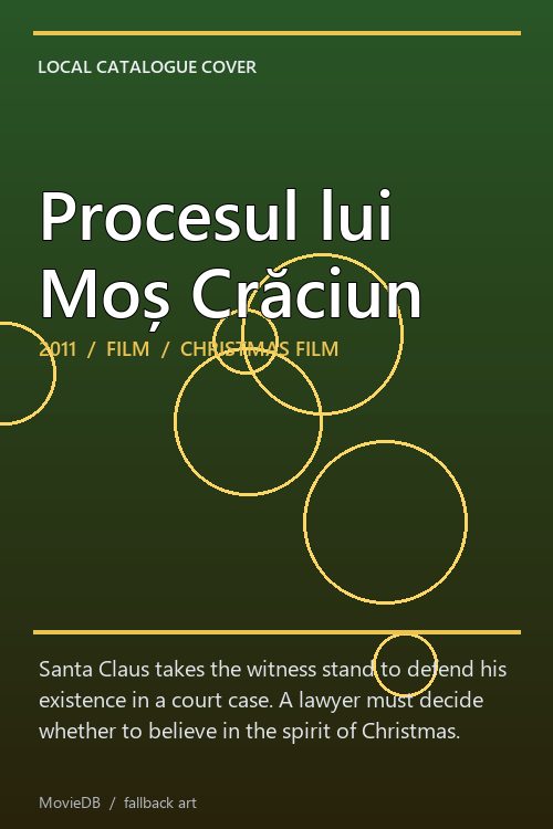 Procesul lui Moș Crăciun poster