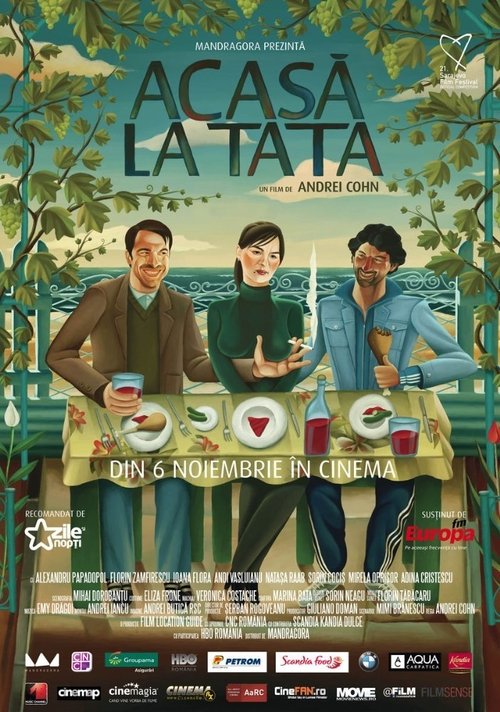 Acasã la tata poster