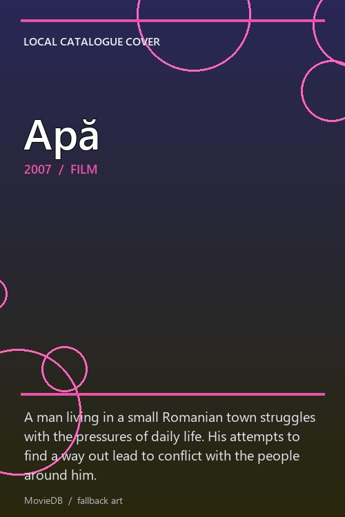 Apă poster