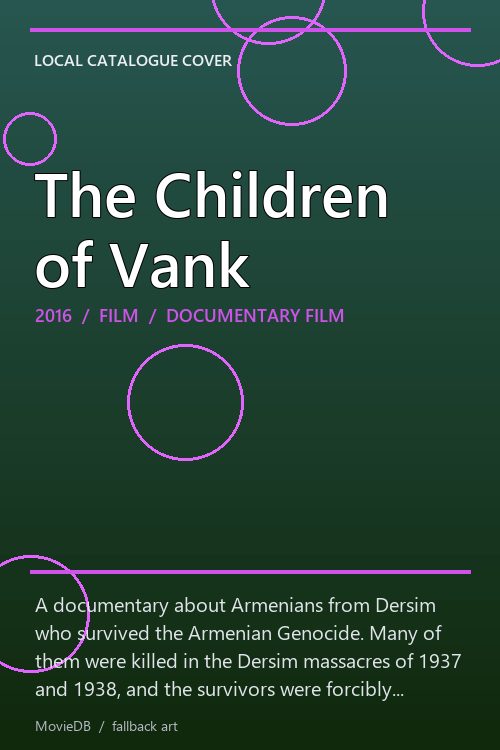 The Children of Vank poster