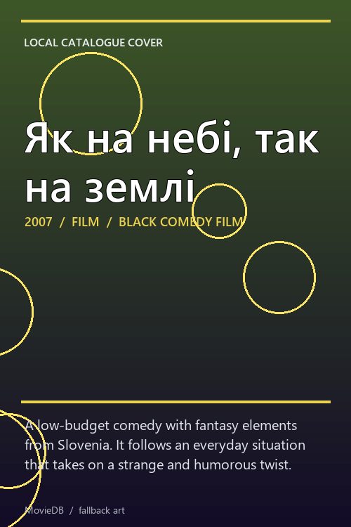 Як на небі, так на землі poster