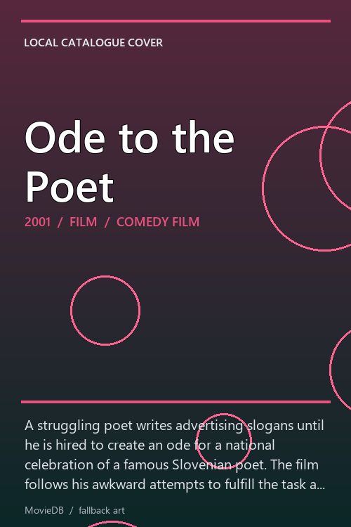 Ode to the Poet poster