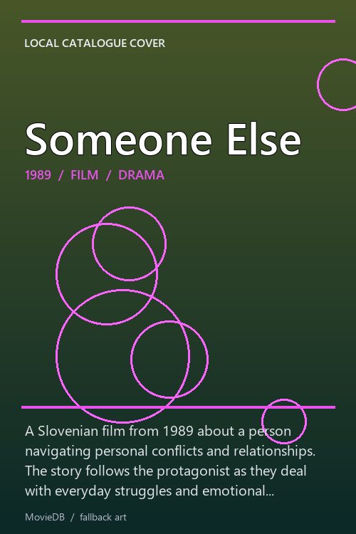 Someone Else poster