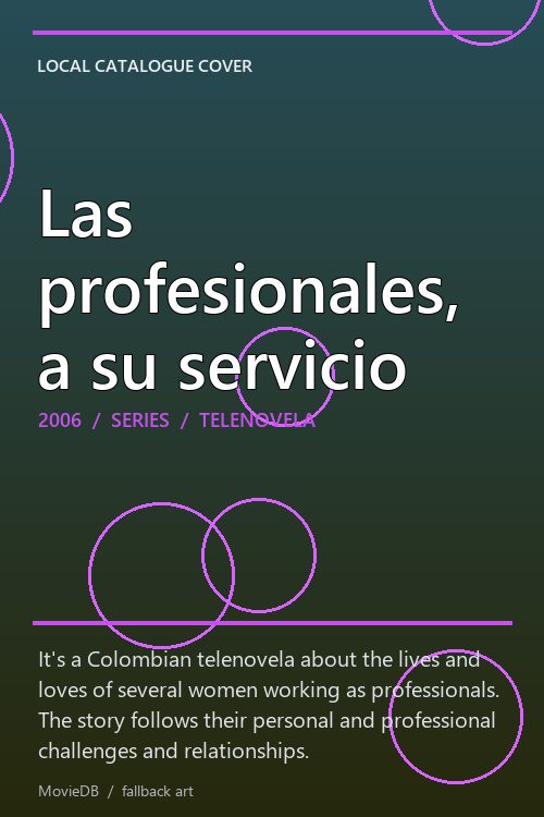 Las profesionales, a su servicio poster