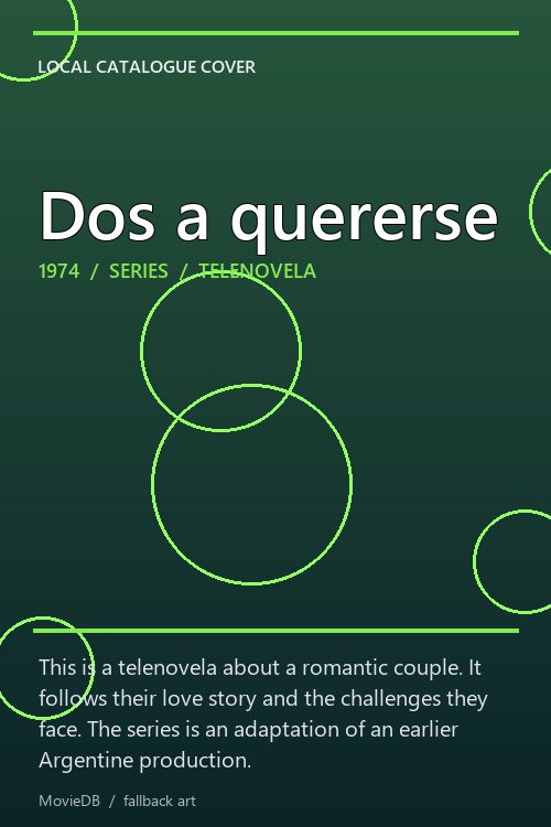 Dos a quererse poster
