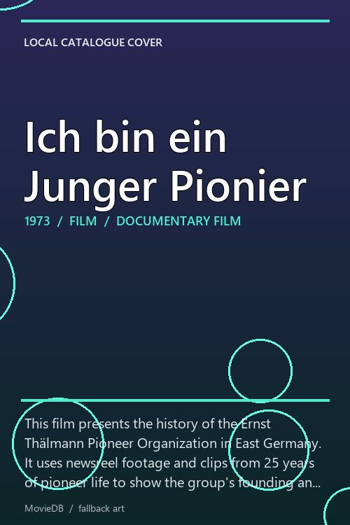 Ich bin ein Junger Pionier poster