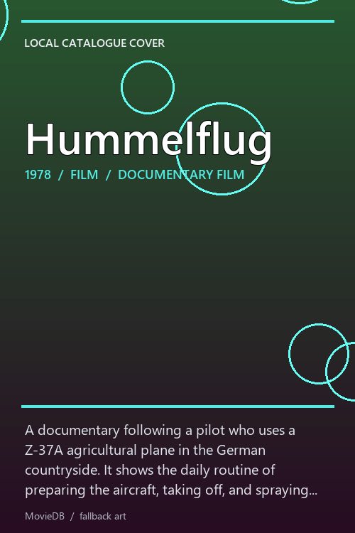 Hummelflug poster