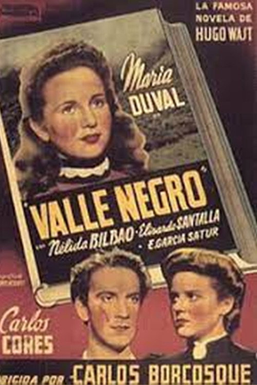 Valle negro poster