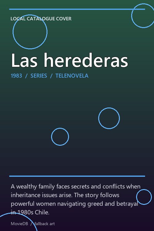Las herederas poster