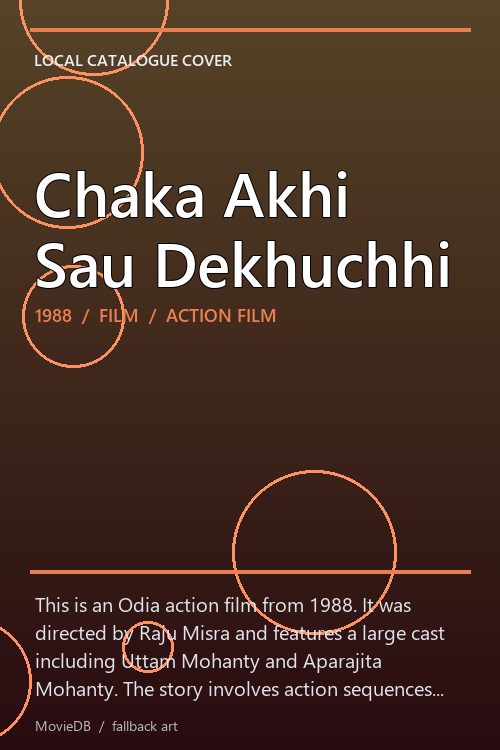 Chaka Akhi Sau Dekhuchhi poster