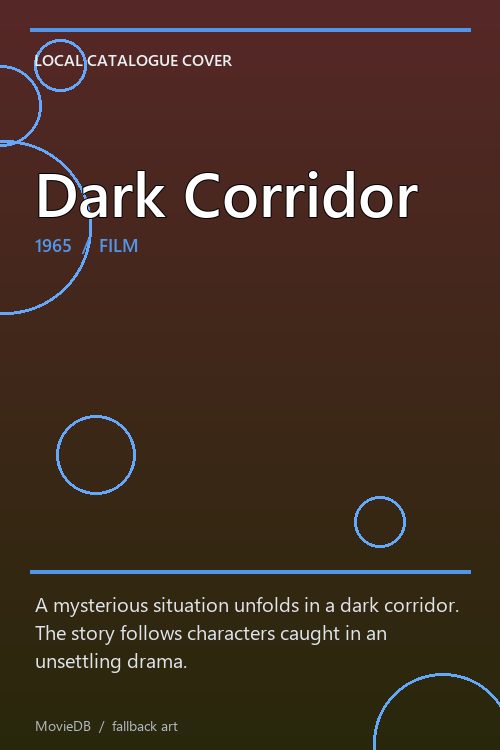 Dark Corridor poster