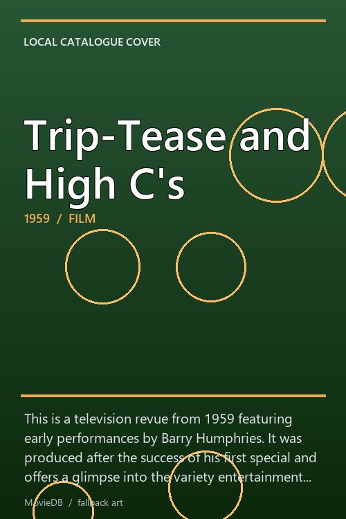 Trip-Tease and High C's poster