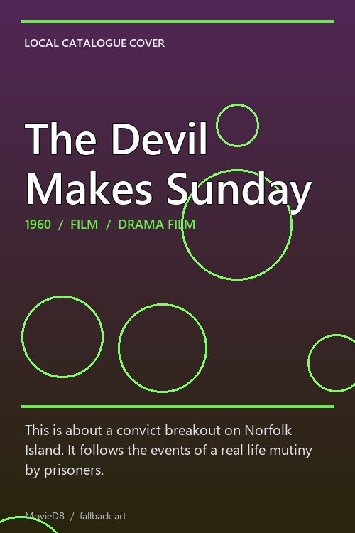 The Devil Makes Sunday poster