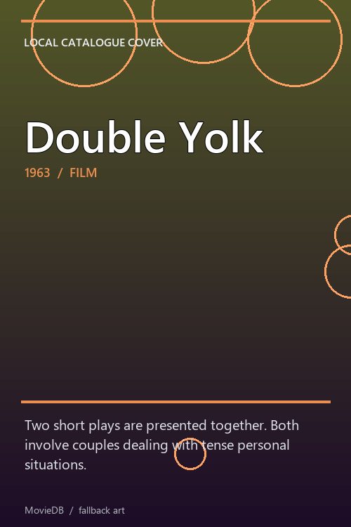 Double Yolk poster