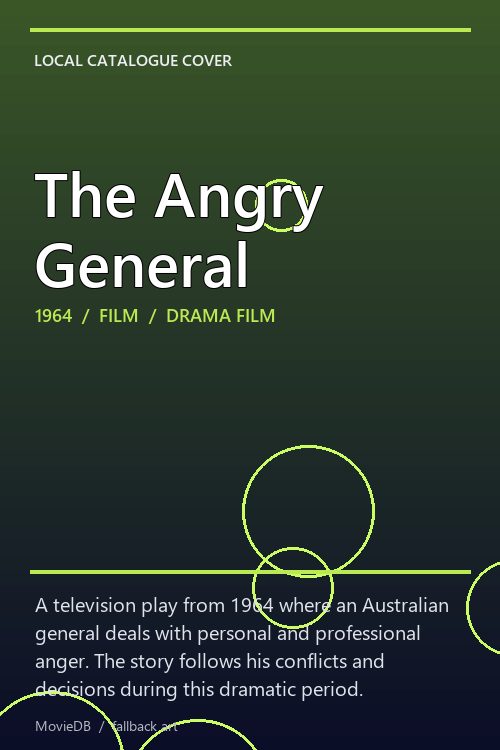 The Angry General poster