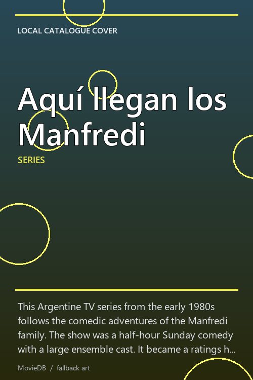 Aquí llegan los Manfredi poster