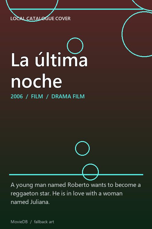 La última noche poster