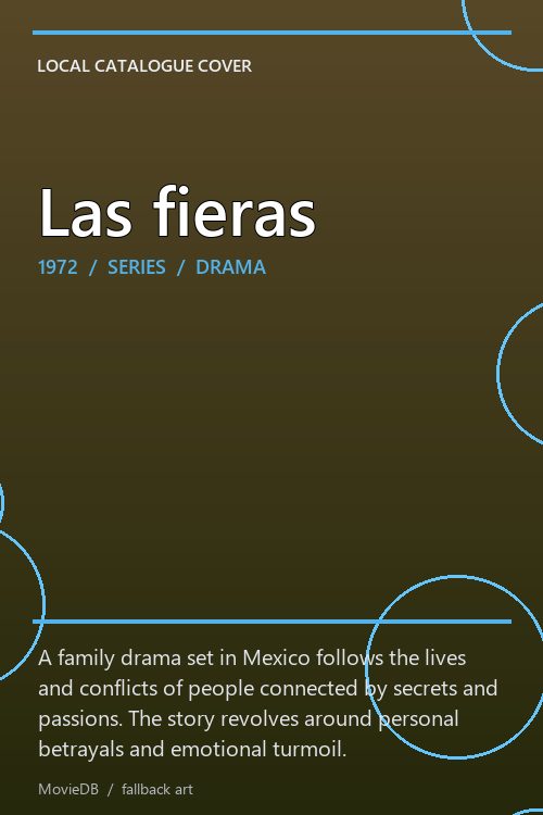 Las fieras poster