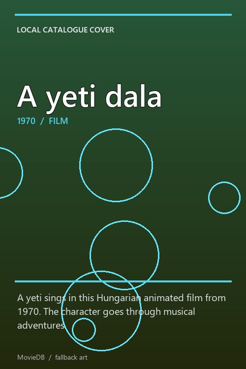 A yeti dala poster