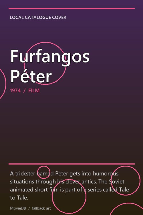 Furfangos Péter poster