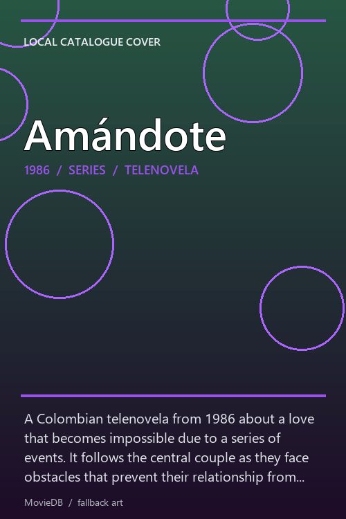 Amándote poster