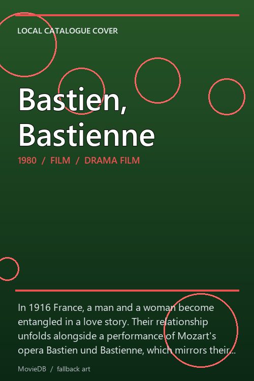 Bastien, Bastienne poster