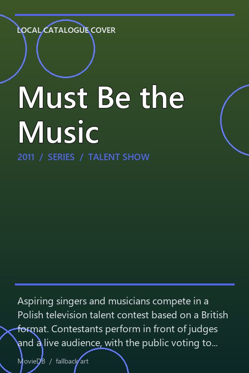 Must Be the Music poster