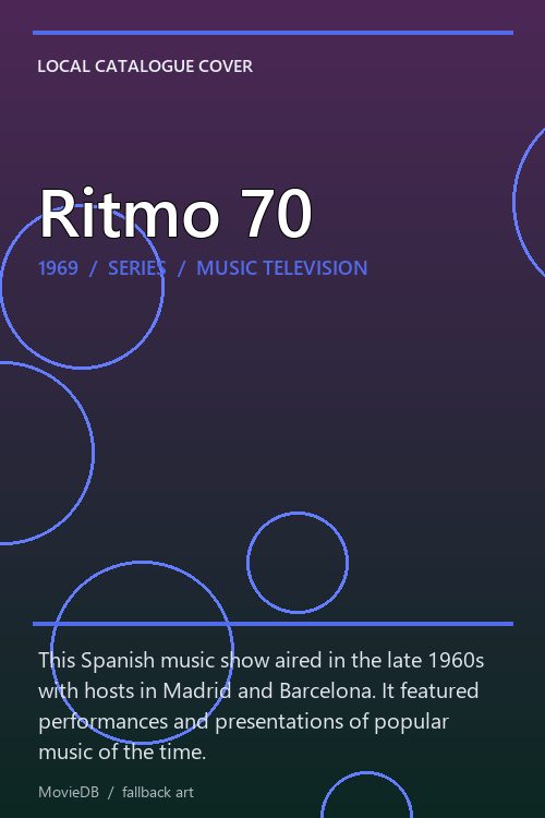 Ritmo 70 poster