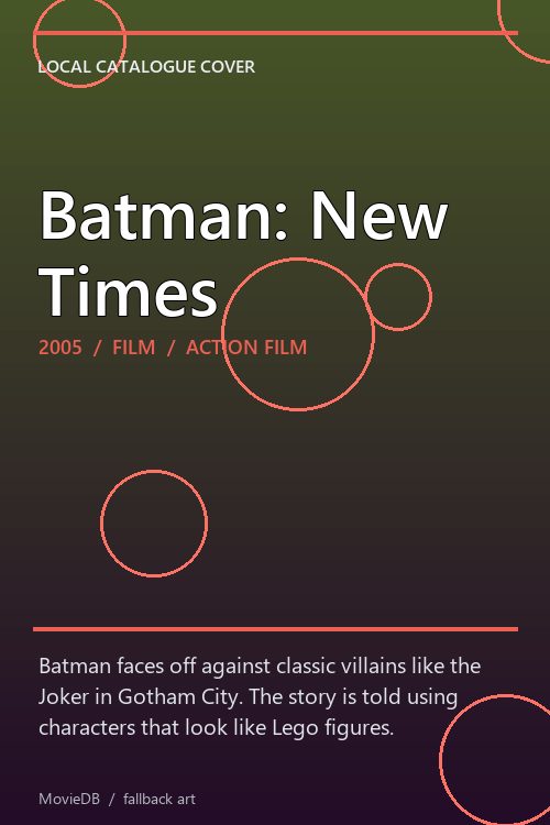 Batman: New Times poster