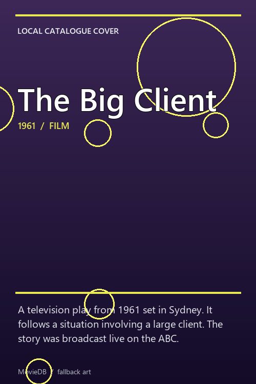 The Big Client poster