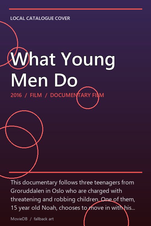 What Young Men Do poster
