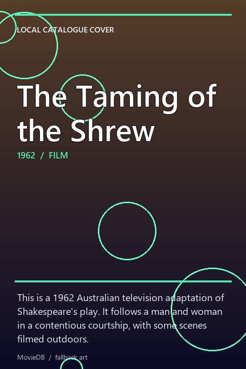 The Taming of the Shrew poster
