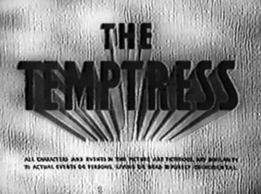 The Temptress poster