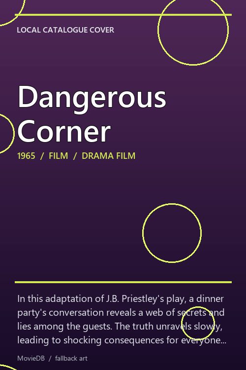Dangerous Corner poster