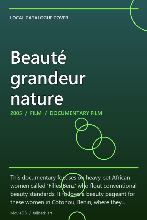 Beauté grandeur nature poster