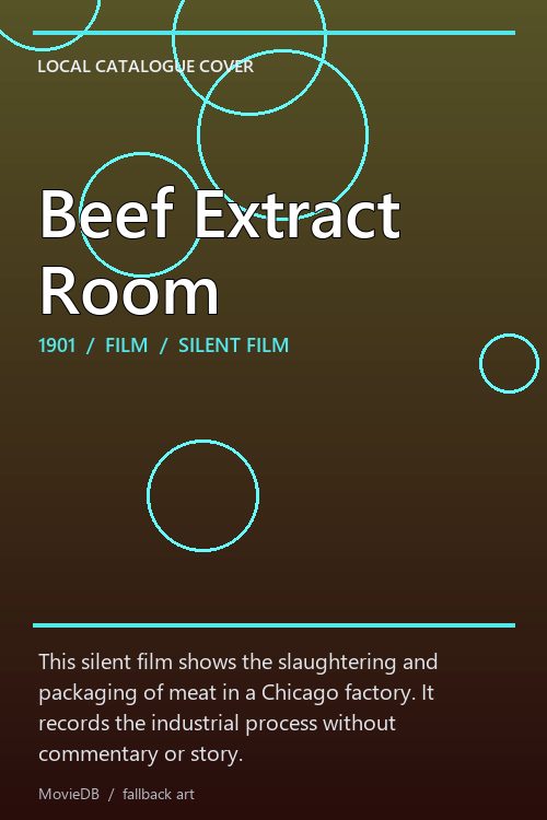 Beef Extract Room poster